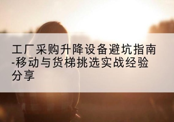 兴化移动式升降机怎么选-工厂采购升降设备避坑指南-移动与货梯挑选实战经验分享